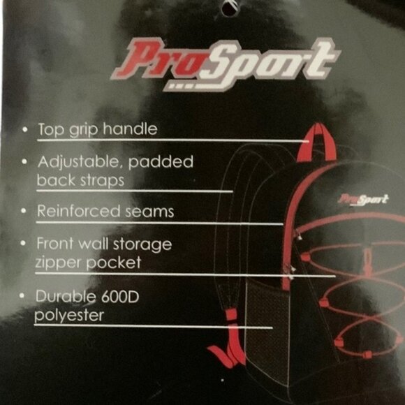 Pro Sport Backpack Day Hike School Book Bag Adjustable Padded Straps Blue Orange - Picture 9 of 10